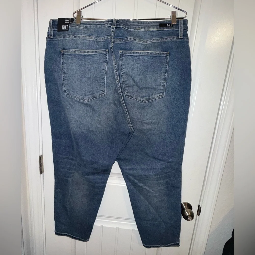 KUT from The Kloth Rachael High Rise Fab Ab Mom Jean Size 22 Women’s NWT - Picture 11 of 11